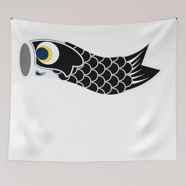 Item preview, Black Koinobori Fish Flag. Father. designed and sold by CriticalC404.