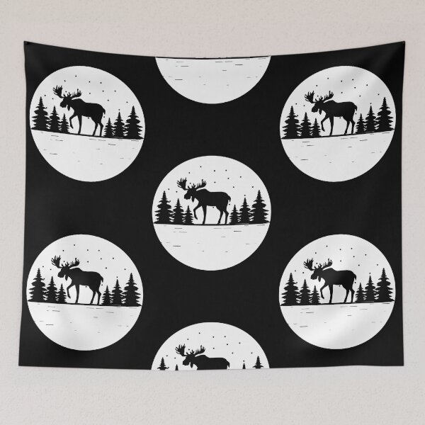 Item preview, moose forest deer elk canada nature wilderness  designed and sold by KimberlyY49870.