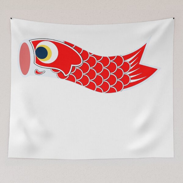 Item preview, Red Koinobori Fish Flag. Mother. designed and sold by CriticalC404.