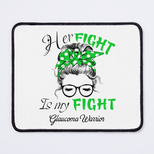 Item preview, Glaucoma Awareness - Her Fight is my Fight - Support Glaucoma Gifts designed and sold by Aaron309.