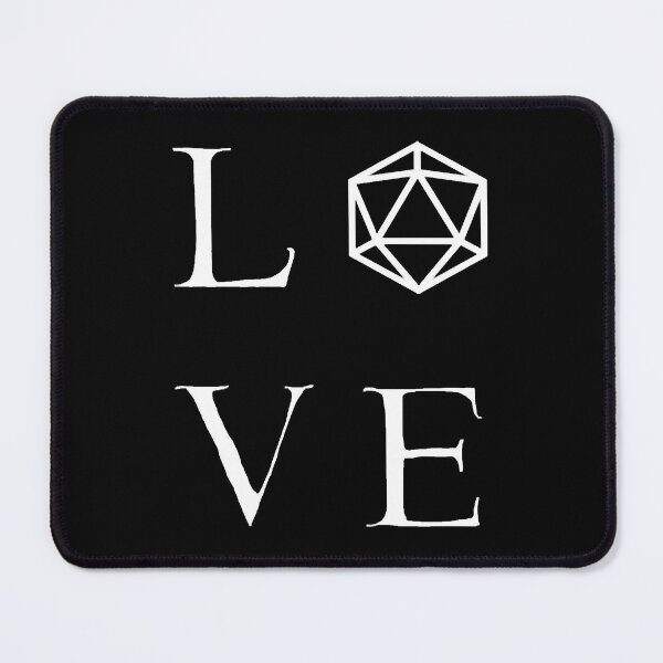 Item preview, D20 Love Stacked designed and sold by DianaMargaret.