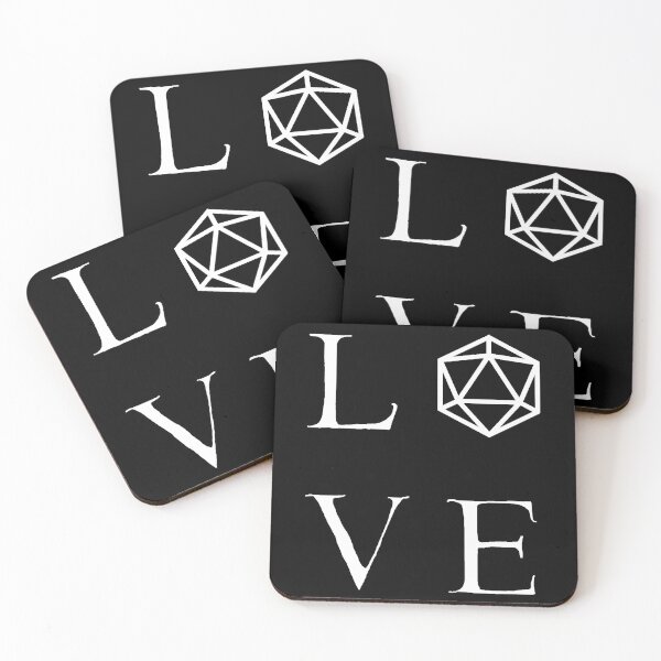 Item preview, D20 Love Stacked designed and sold by DianaMargaret.