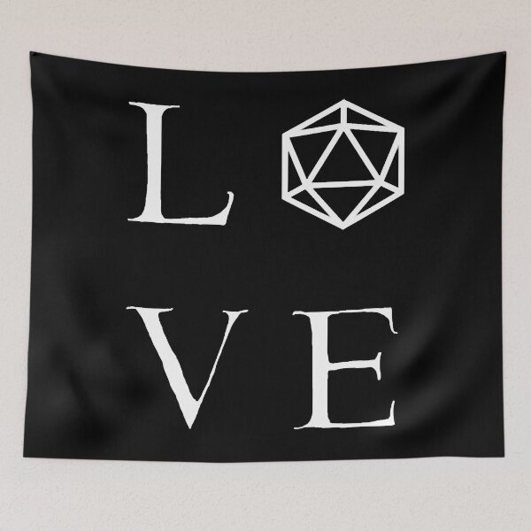 Item preview, D20 Love Stacked designed and sold by DianaMargaret.