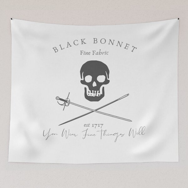 Item preview, Black Bonnet Fine Fabrics designed and sold by nicwhitty.