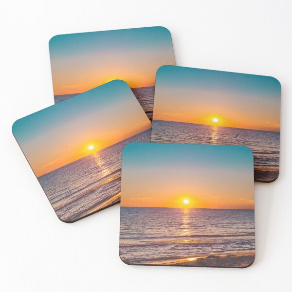 Item preview, Fiery Sunset Beach Photography designed and sold by euphoriashop4.