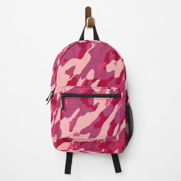 Item preview, Camouflage - Salmon And Crimson purple designed and sold by Tshirtstory.