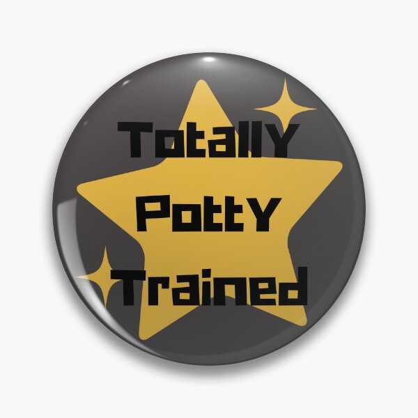 Item preview, Totally Potty Trained Graphic - Gold Star designed and sold by DaddyKoti.