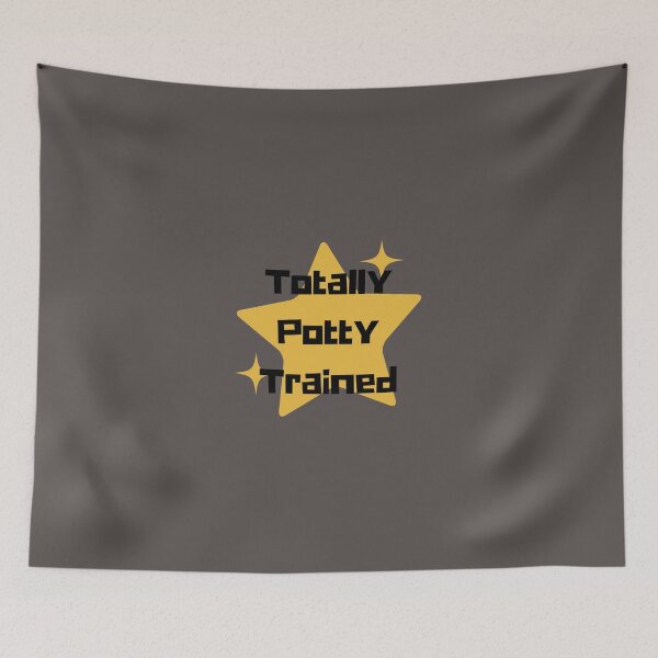 Item preview, Totally Potty Trained Graphic - Gold Star designed and sold by DaddyKoti.