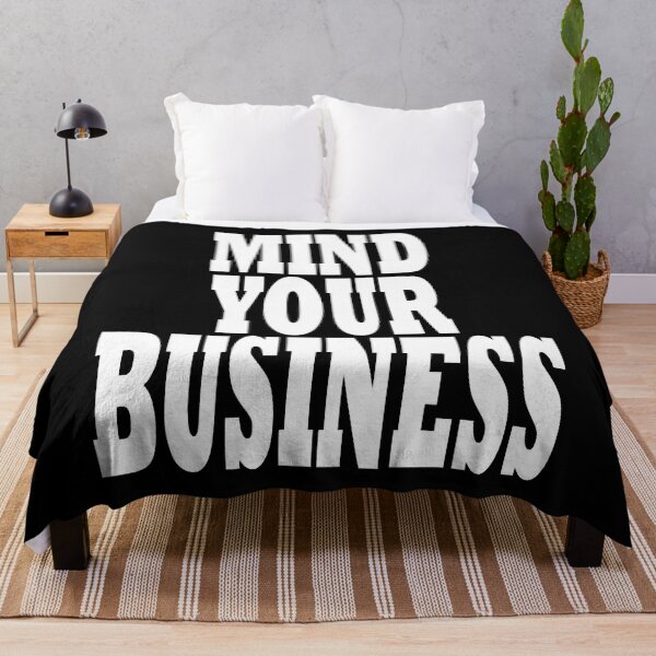 Item preview, mind your business designed and sold by DianaMargaret.