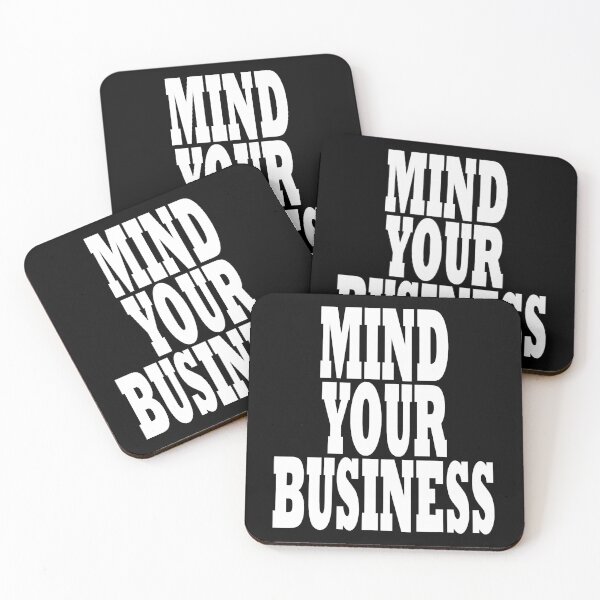 Item preview, mind your business designed and sold by DianaMargaret.
