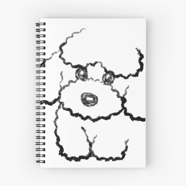 Item preview, Monochrome Sketch of a Toy Poodle designed and sold by Toru Sanogawa.