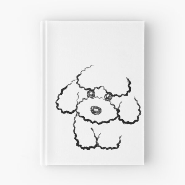 Item preview, Monochrome Sketch of a Toy Poodle designed and sold by Toru Sanogawa.