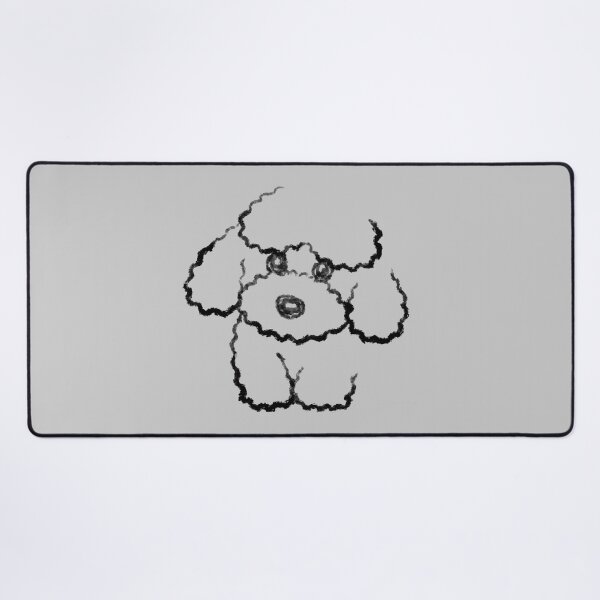 Item preview, Monochrome Sketch of a Toy Poodle designed and sold by Toru Sanogawa.