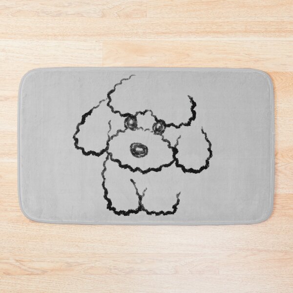 Item preview, Monochrome Sketch of a Toy Poodle designed and sold by Toru Sanogawa.