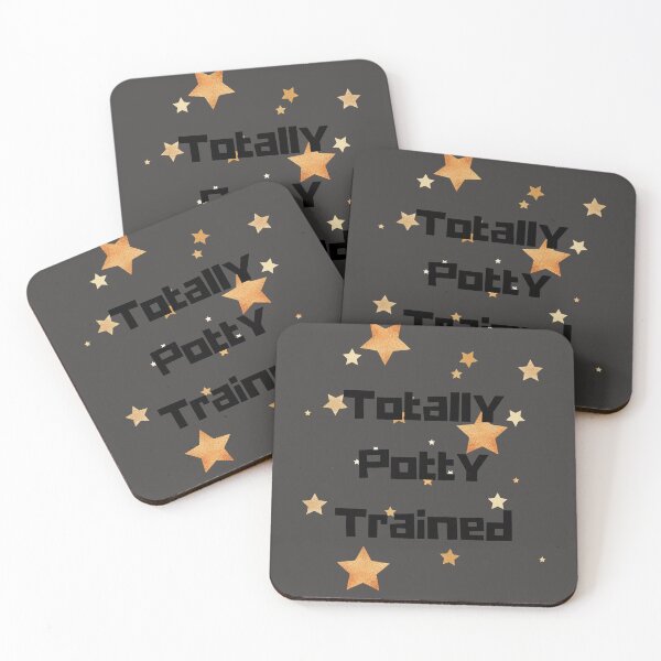 Item preview, Totally Potty Trained Graphic - Stars designed and sold by DaddyKoti.