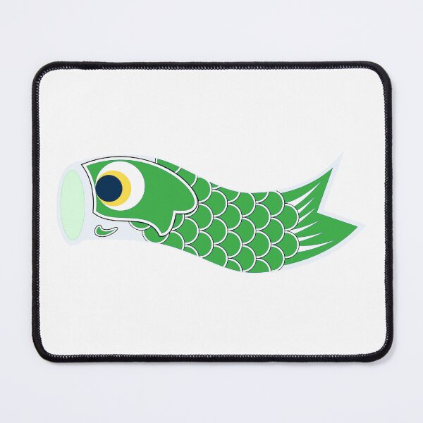 Item preview, Green Koinobori Fish Flag. Child. designed and sold by CriticalC404.