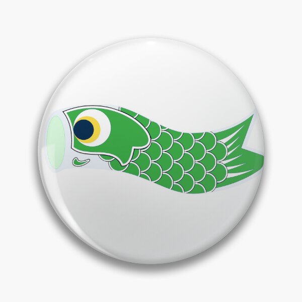 Item preview, Green Koinobori Fish Flag. Child. designed and sold by CriticalC404.