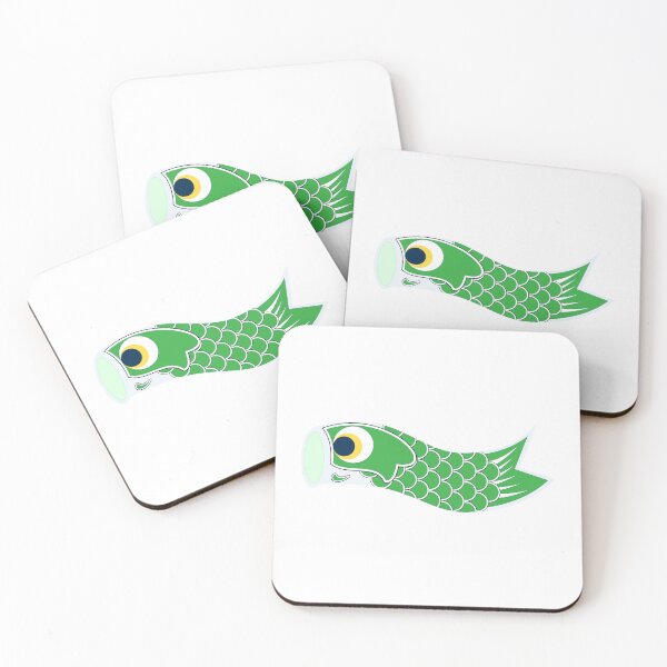 Item preview, Green Koinobori Fish Flag. Child. designed and sold by CriticalC404.