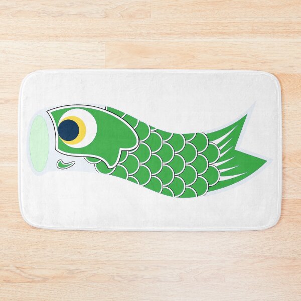 Item preview, Green Koinobori Fish Flag. Child. designed and sold by CriticalC404.