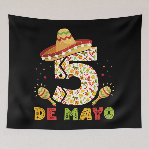 Item preview, Cinco de Mayo Shirt Sombrero Mexican 5 De Mayo T-Shirt designed and sold by zelazofhb.