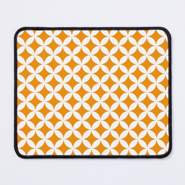 Item preview, Japanese Kimono Shippō Petal Pattern Orange White designed and sold by katrinaroman.