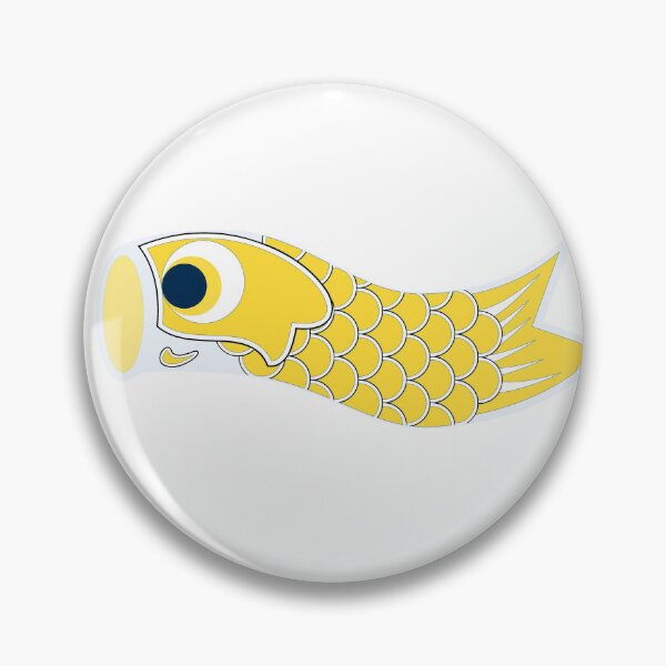 Item preview, Yellow Koinobori Fish Flag. Child. designed and sold by CriticalC404.