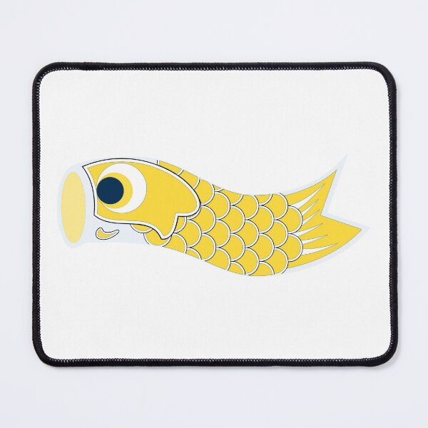 Item preview, Yellow Koinobori Fish Flag. Child. designed and sold by CriticalC404.