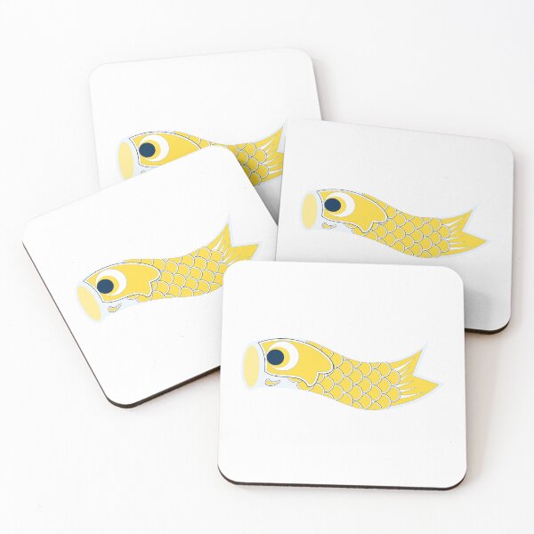 Item preview, Yellow Koinobori Fish Flag. Child. designed and sold by CriticalC404.