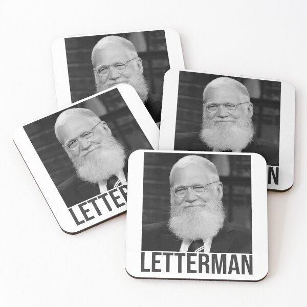 Item preview, david letterman late night retro vintage Poster designed and sold by HarveyBrooka.