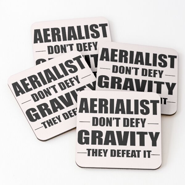 Item preview, Aerialist Don't Defy Gravity They Defeat It, Aerialist Quote, Aerial Design, Circus, Funny Lyra designed and sold by Aerial Addicts.