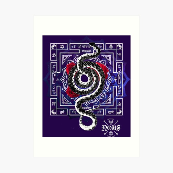 Snake Nous Art Print