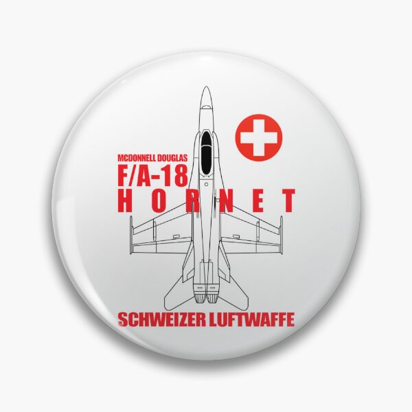 Item preview, FA-18 Hornet Schweizer Luftwaffe - Schweizer Luftwaffe   designed and sold by arcadeshirtsdd.