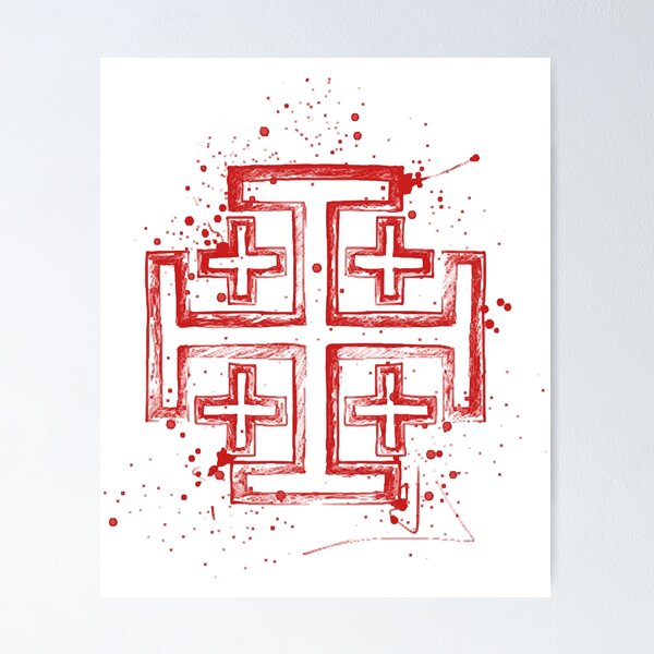 Item preview, Knights Templar Crusader Cross designed and sold by BunhanhoAdio.