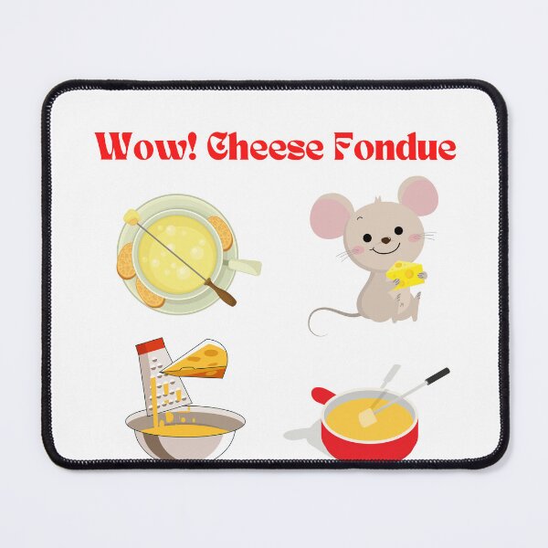 Item preview, Wow! Cheese Fondue Mouse, Cheese And Cheese Fondue designed and sold by debmund.