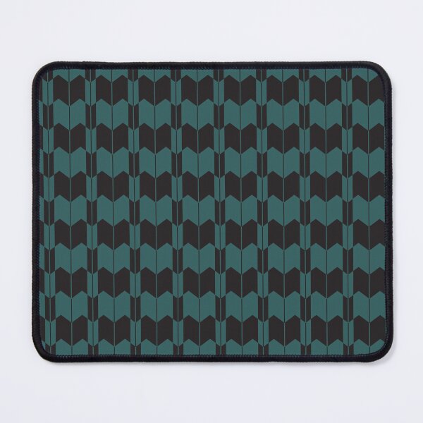 Item preview, Japanese Kimono Yabane Yagasuri Arrow Feathers Pattern Black and Blue designed and sold by katrinaroman.