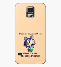 Funda/vinilo para Samsung Galaxy Mabel- Animal Crossing- Bienvenido a Able Sisters