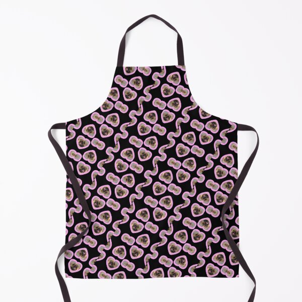 Item preview, Pekinese Dog In Pink Heart Abstract Seamless Pattern Design designed and sold by HarlemsGee.