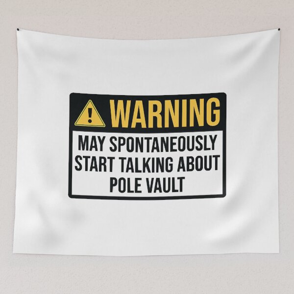 Item preview, Pole Vault Funny Warning For Vaulting designed and sold by BunhanhoAdio.