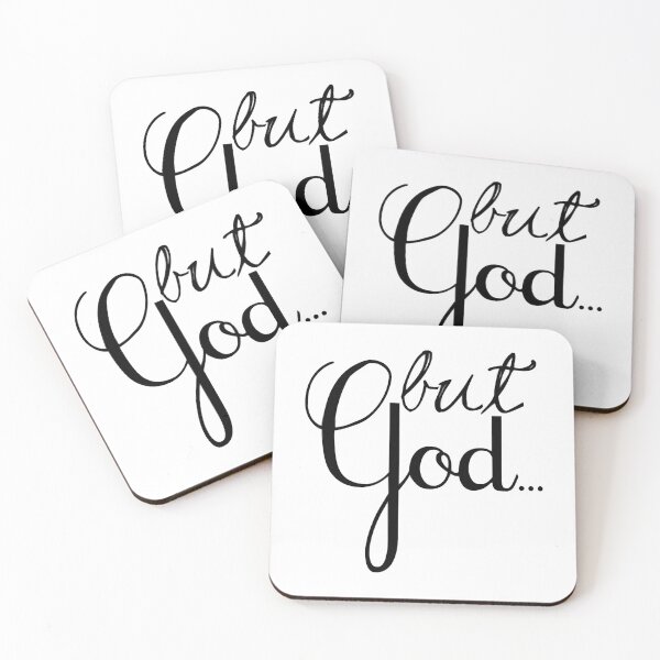 Item preview, But God - Scripture Christian shirt design script designed and sold by AmeliaSandra.