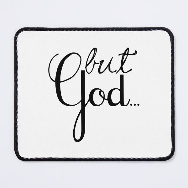 Item preview, But God - Scripture Christian shirt design script designed and sold by AmeliaSandra.