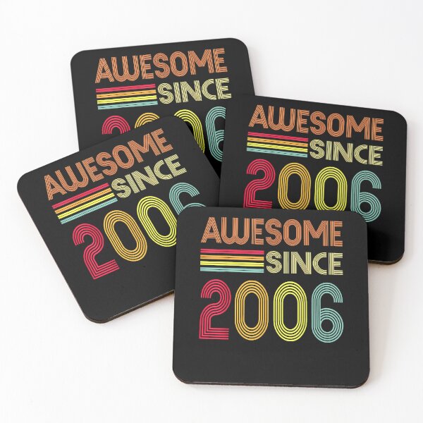 Item preview, Awesome Since 2006 16th Birthday Retro T-Shirt designed and sold by reuhlucban.