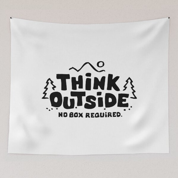 Item preview, Think Outside - No Box Required designed and sold by BunhanhoAdio.