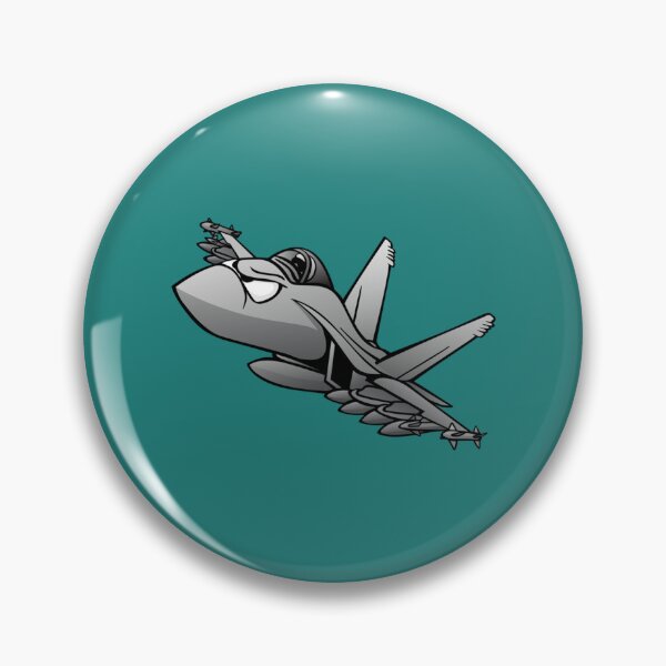 Item preview, Militärische Kampfjet-Flugzeug-Karikatur   designed and sold by arcadeshirtsdd.