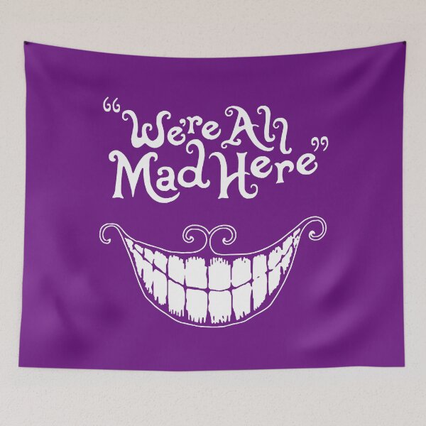 Item preview, We re All Mad Here Cheshire Cat designed and sold by BunhanhoAdio.