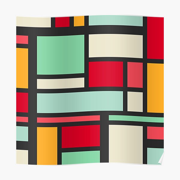 Mondrian Poster