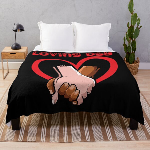 Item preview, Loving Day June 12th Interracial Couple Marriage Biracial Pullover Hoodie designed and sold by reuhlucban.