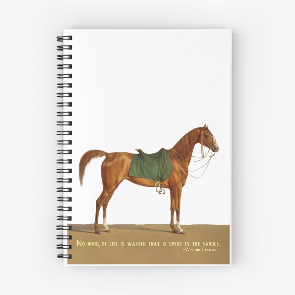 Item preview, Horse Quote: No hour of life is wasted that is spent in the saddle. designed and sold by amuseXpress.
