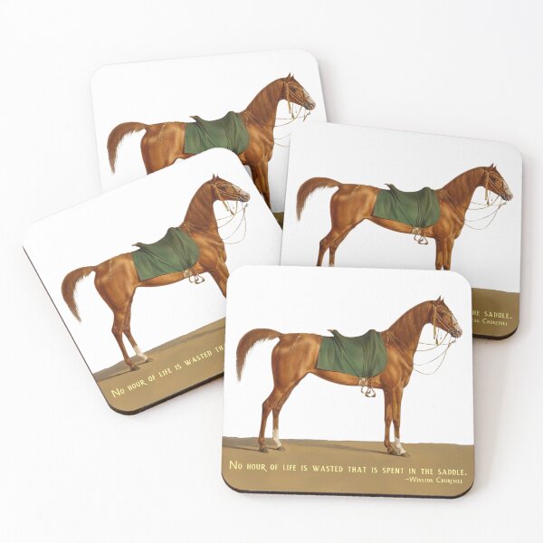 Item preview, Horse Quote: No hour of life is wasted that is spent in the saddle. designed and sold by amuseXpress.