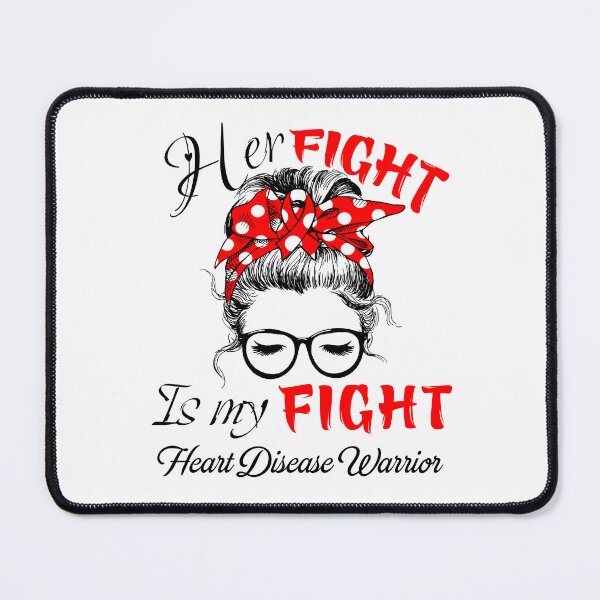 Item preview, Heart Disease Awareness - Her Fight is my Fight - Support Heart Disease Gifts designed and sold by Aaron309.