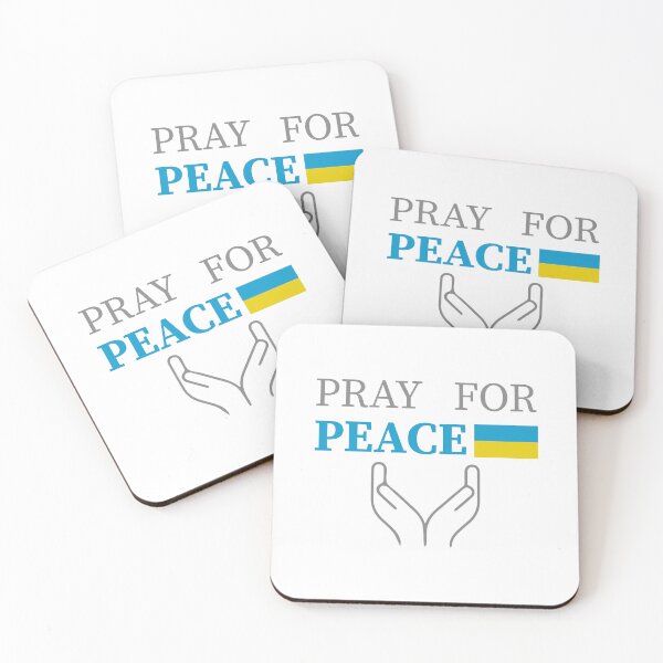 Item preview, Pray For Peace Quote, Ukraine Design, Cool Essential T-Shirt designed and sold by issam-lahlou.
